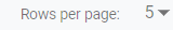 10. Rows per page
