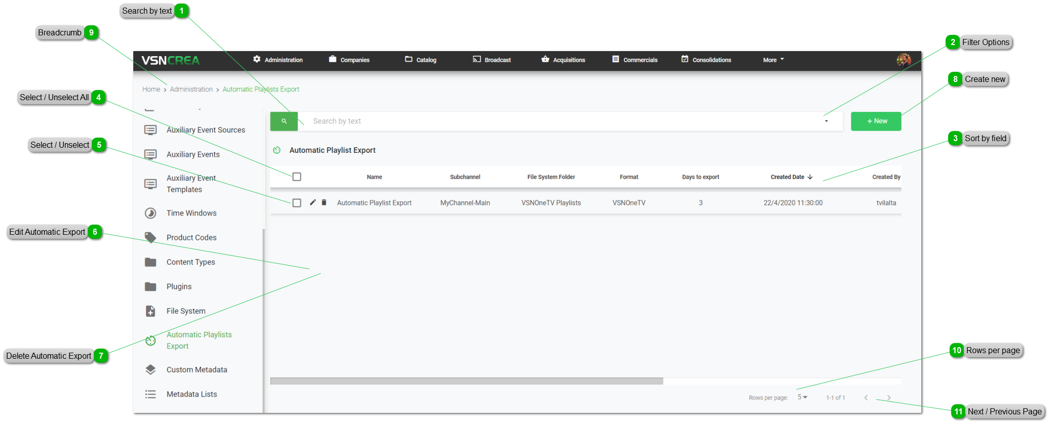 Automatic Playlists Export