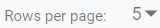 10. Rows per page