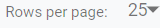 10. Rows per page