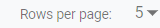 10. Rows per page