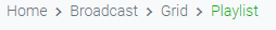 1. Breadcrumb