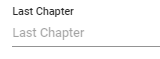 6. Last Chapter Number