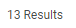13. Number of results