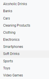 3. List of Product Codes