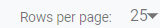 10. Rows per page