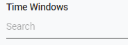 2. Search Time Windows